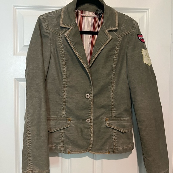Vintage Buffalo David Bitton khaki green blazer. - Picture 1 of 7